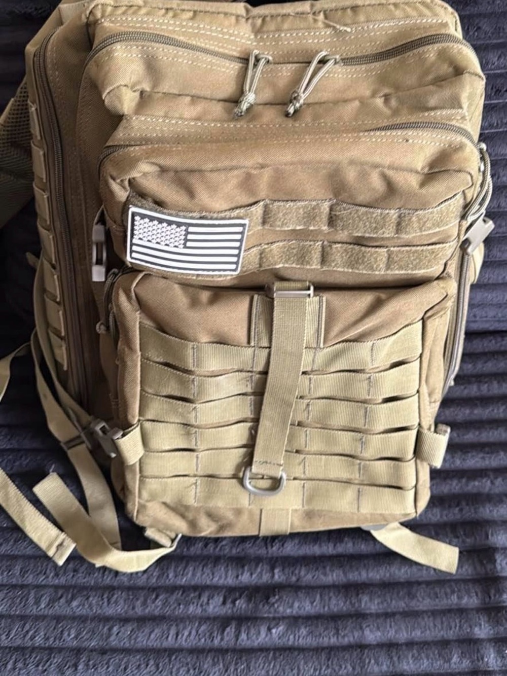 Tactical MOLLE Backpack - Tan